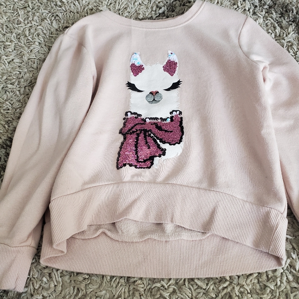 Sequin Llama sweatshirt